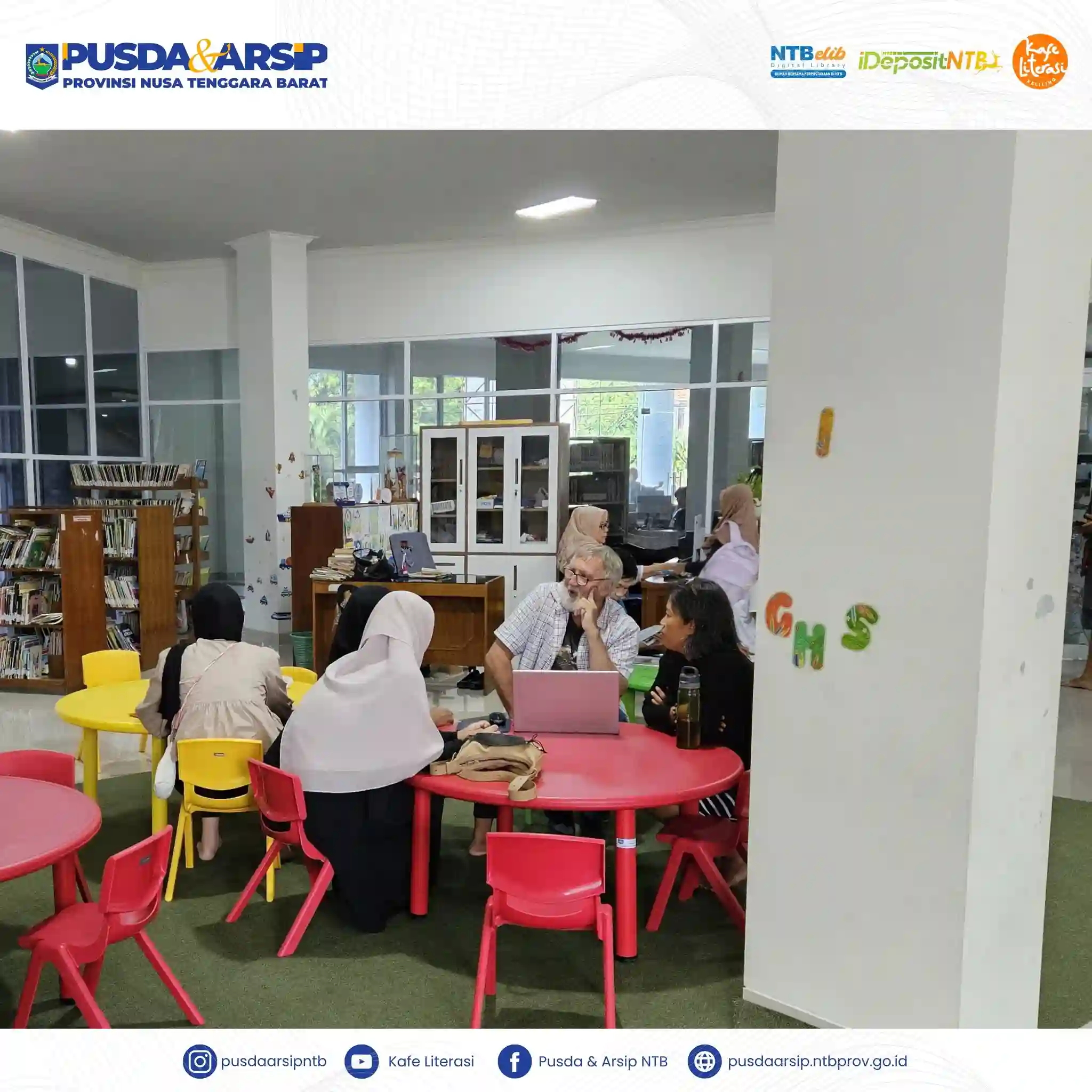 Kegiatan Extensive Reading Menjadi Rutinitas di Gedung Layanan DPKP