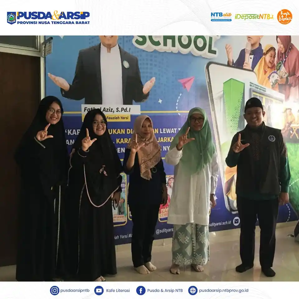 Silaturahmi Bidang Layanan Perpustakaan Provinsi NTB ke Inkes Yarsi Mataram