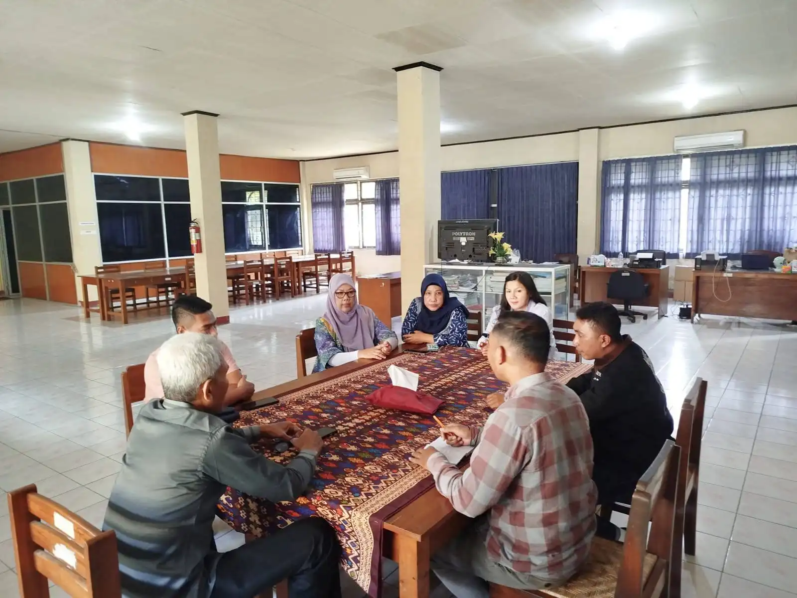 Kunjungan Arsiparis Dinas Perpustakaan dan Arsip Kota Bima
