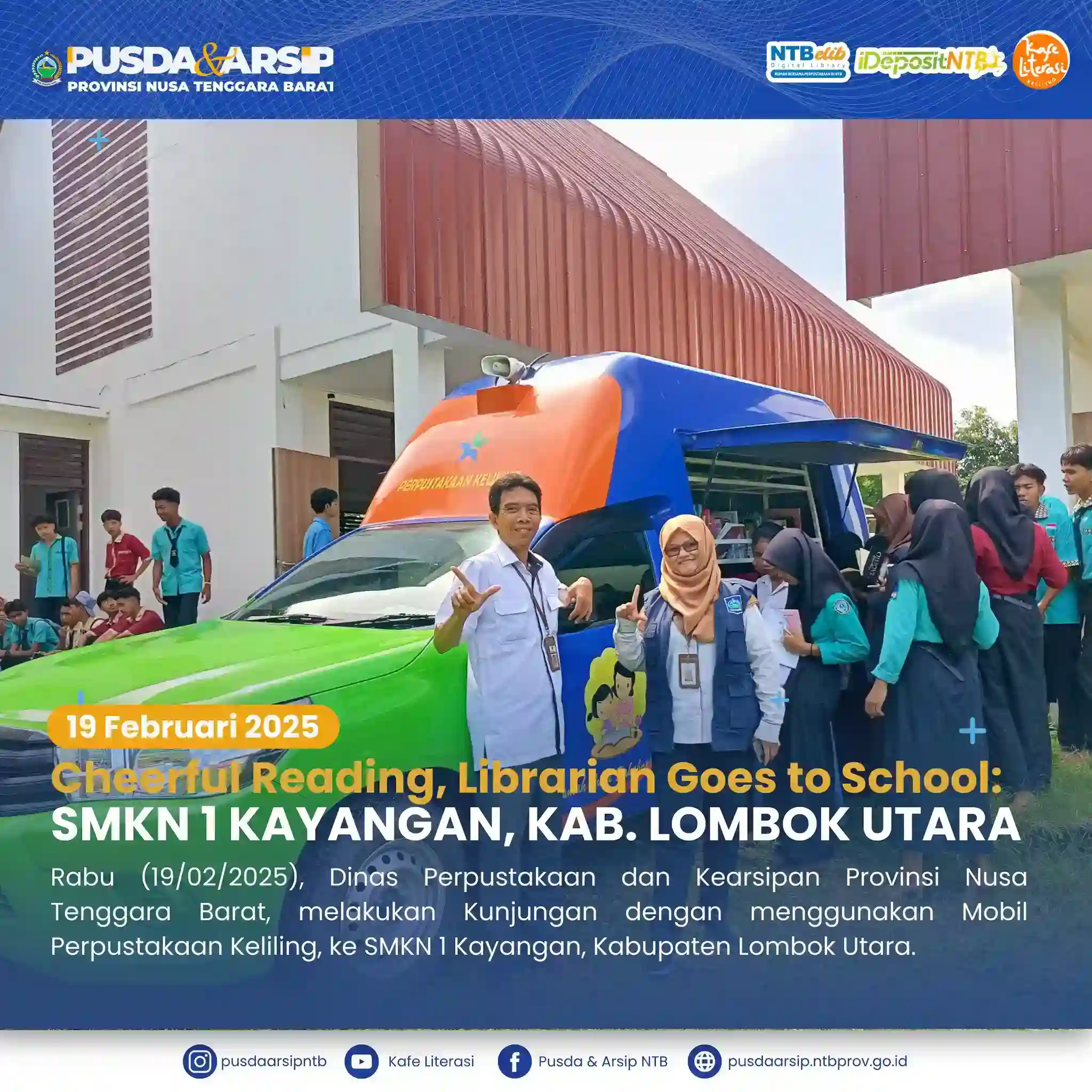✨Menghadirkan Perpustakaan di SMKN 1 KAYANGAN✨ 