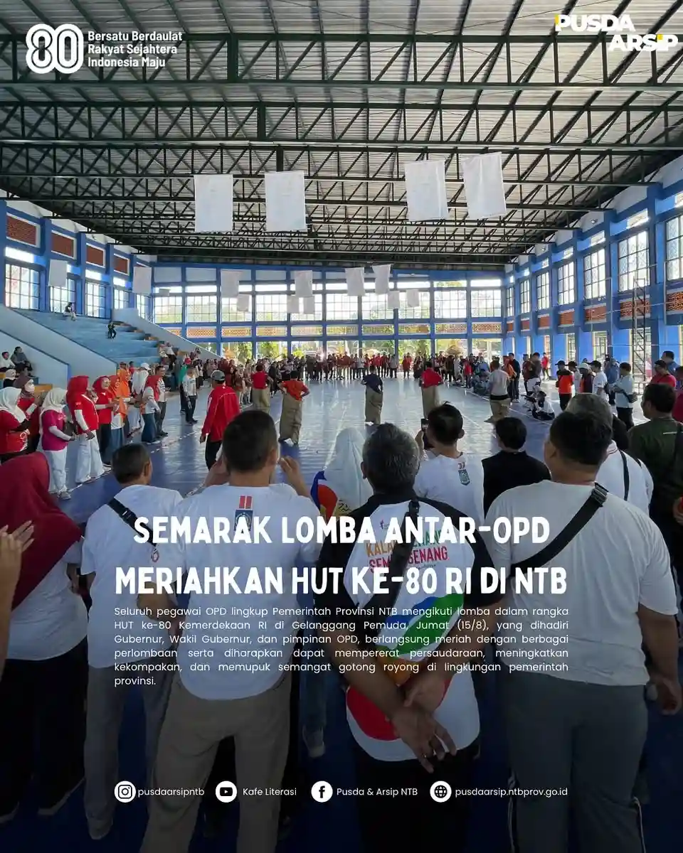 Meriah, Lomba Antar-OPD Sambut HUT ke-80 RI di Gelanggang Pemuda