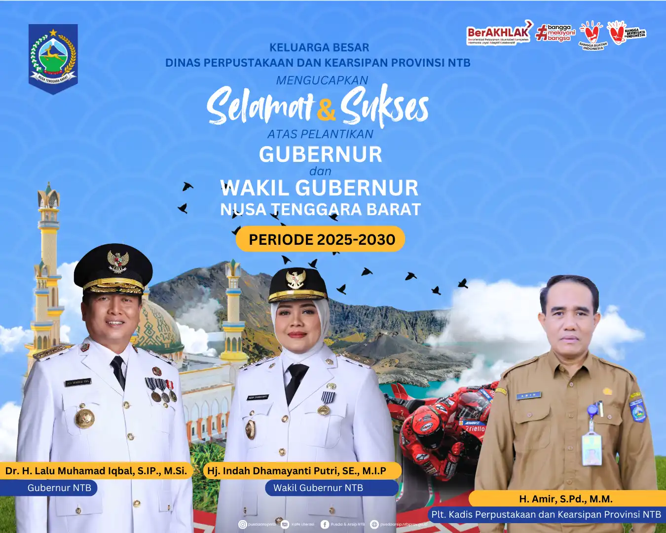 Pelantikan Gubernur dan Wakil Gubernur NTB