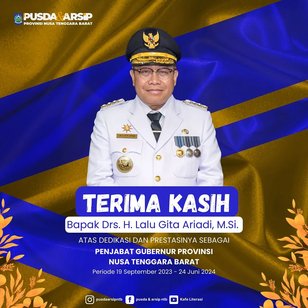 Pj. Gubernur NTB periode 19 September 2023 - 24 Juni 2024