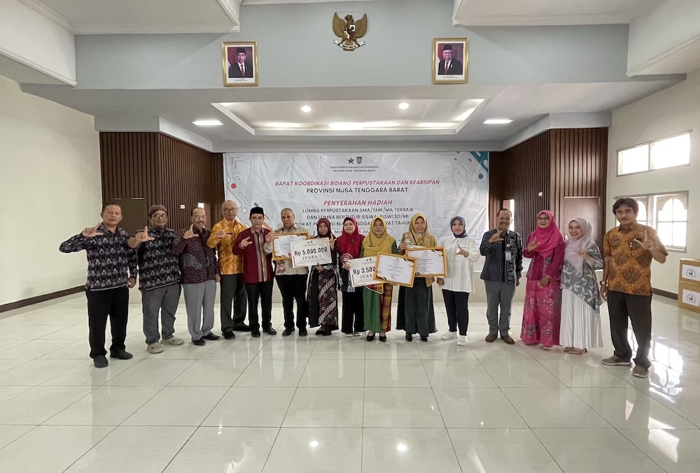 Lomba Minat Baca Dinas Perpustakaan dan Kearsipan NTB